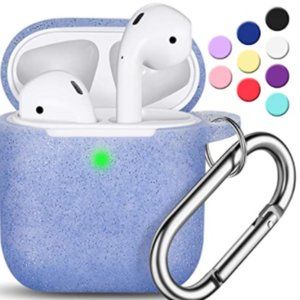 AirPods Case Cover with Keychain - Bling red/blue